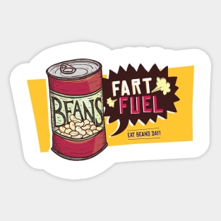 Beans Fart Fuel Sticker